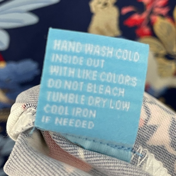 J. McLaughlin Sophia Catalina Cloth Dress XS Blue Coastal Lighthouse Floral 18 - Picture 8 of 8